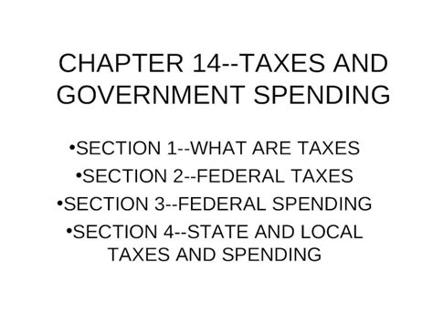Full Download Chapter 14 Section 4 State And Local Taxes Spending Answers 