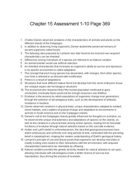 Read Chapter 15 Assessment Answers 