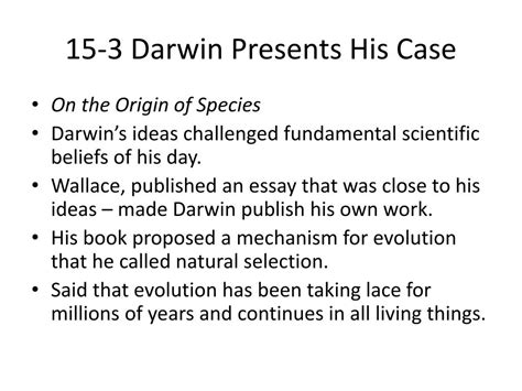 Download Chapter 15 Darwin S Theory Of Evolution Vocabulary Review 