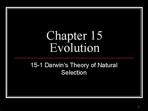 Read Chapter 15 Evolution 