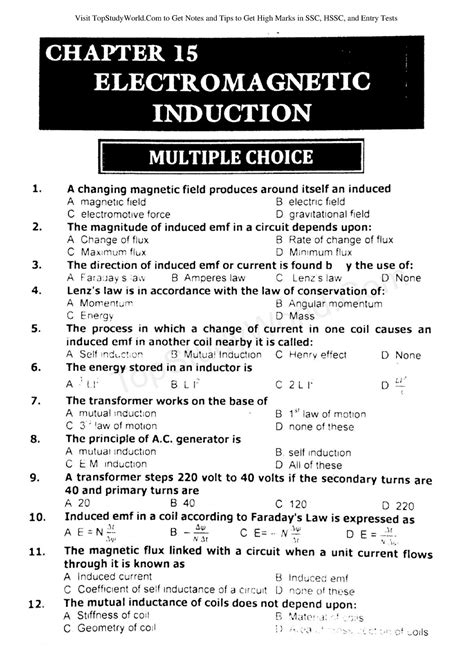 Read Chapter 15 Physics Study Guide 