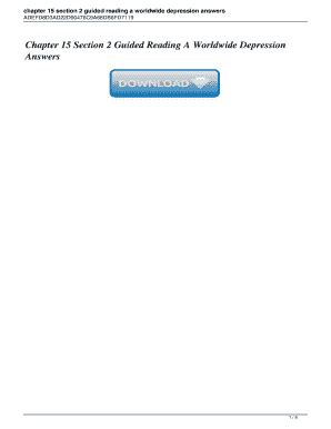 Read Online Chapter 15 Section 2 Guided Reading A Global Depression 