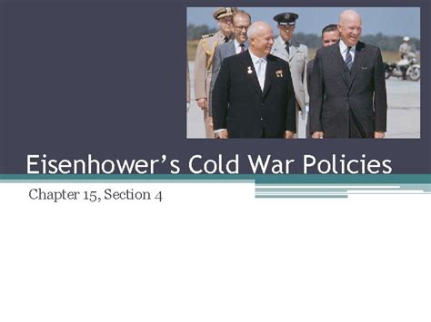 Full Download Chapter 15 Section 4 Eisenhowers Cold War Policies Answer Key 