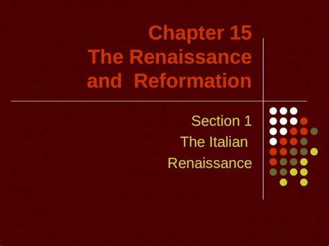 Read Chapter 15 The Renaissance Reformation Answers 