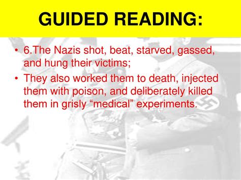 Read Online Chapter 16 Guided Reading The Holocaust Answers 