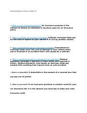 Read Online Chapter 16 Insurance Answers 