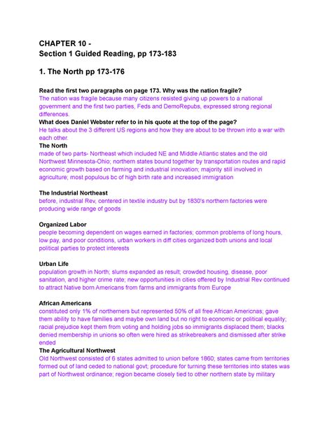 Download Chapter 16 Section 1 Guided Reading Review The Federal 