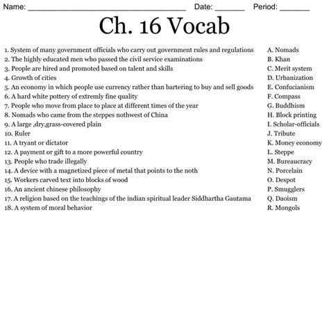 Full Download Chapter 16 Vocabulary Review Answers 