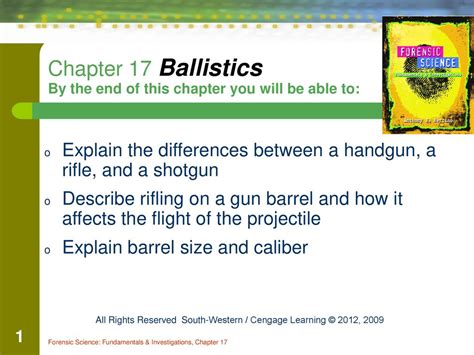 Download Chapter 17 Ballistics 