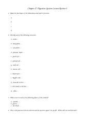 Read Online Chapter 17 Digestive System Study Guide Answers 