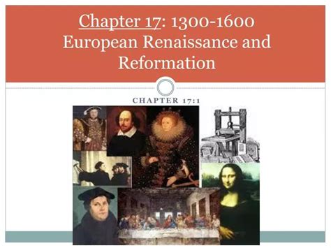 Full Download Chapter 17 European Renaissance And Reformation Notes 