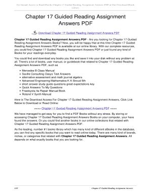 Download Chapter 17 Guided Reading Assignment Answers 