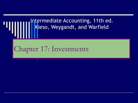 Read Online Chapter 17 Investments Kieso 