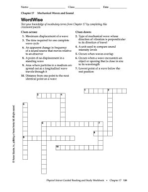 Full Download Chapter 17 Mechanical Waves And Sound Wordwise 