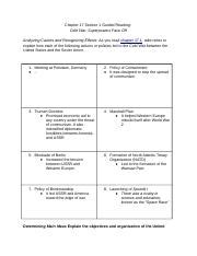 Download Chapter 17 Section 1 Cold War Superpowers Face Off Answer Key 