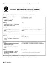 Read Online Chapter 17 Section 2 Guided Reading Communists Triumph In China Answers 