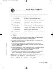 Download Chapter 18 Building Vocabulary Cold War Conflicts Answers 