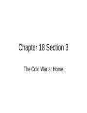Download Chapter 18 Section 3 The Cold War Comes Home Answer Key 