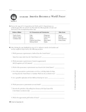 Full Download Chapter 18 Section 4 America As A World Power Worksheet 