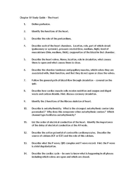 Full Download Chapter 19 Study Guide 