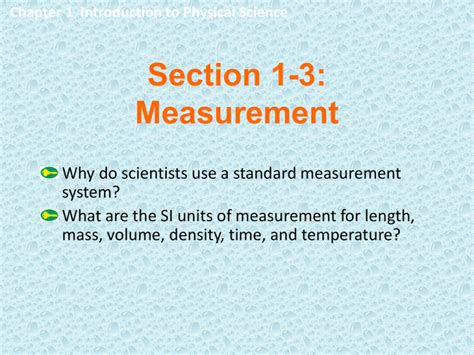 Download Chapter 1Science Skills Section 1 3 Measurement 