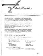 Read Online Chapter 2 Basic Chemistry Packet Answers 