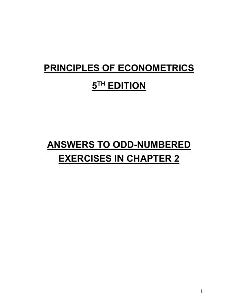 Read Chapter 2 Exercise Solutions Principles Of Econometrics 3E 