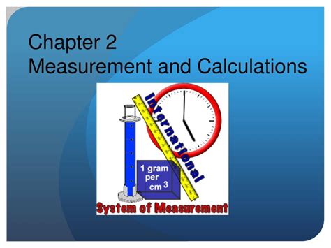 Read Chapter 2 Measurements And Calculations Integrated 