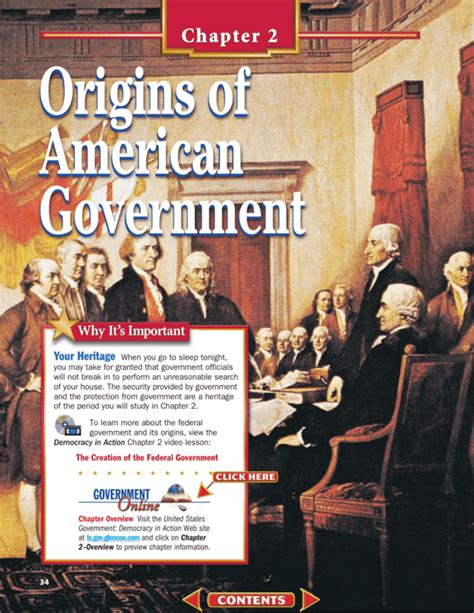 Read Online Chapter 2 Origins Of American Government 