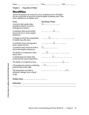 Download Chapter 2 Properties Matter Wordwise Answers Mtpkitore 