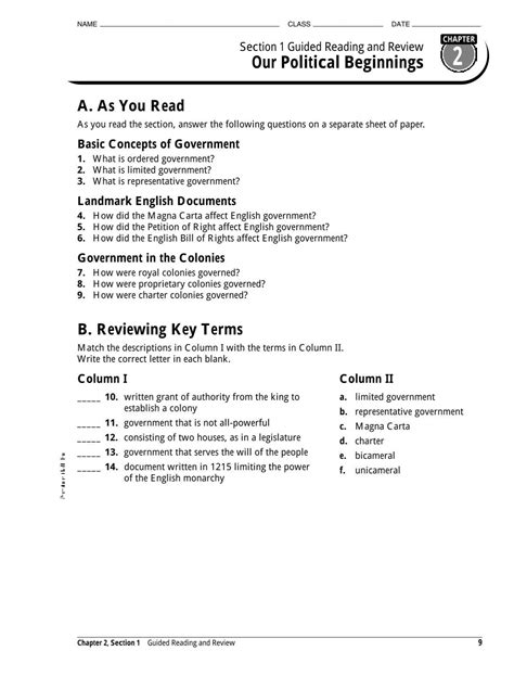 Read Online Chapter 2 Section 1 Guided Reading 