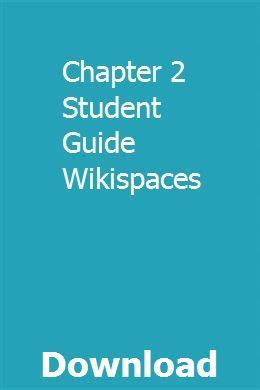 Read Online Chapter 2 Student Guide Wikispaces 