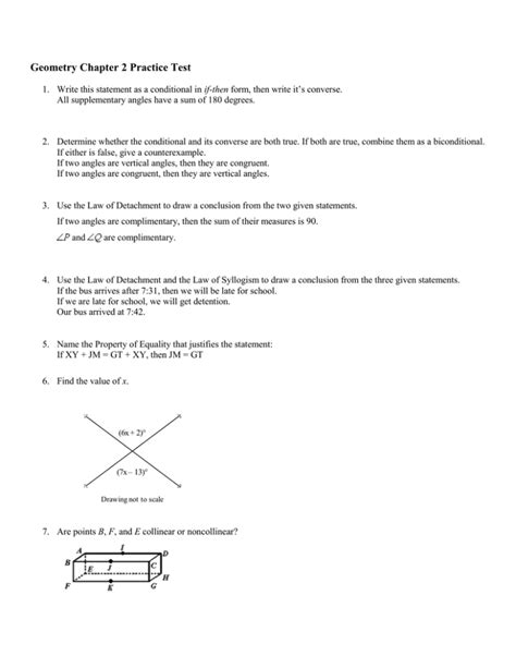 Download Chapter 2 Test B Geometry 