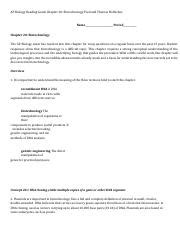 Read Chapter 20 Biotechnology Reading Guide Answers 