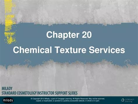 Read Online Chapter 20 Chemical Texture Services 