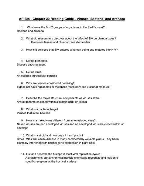 Full Download Chapter 20 Reading Guide Ap Biology Answers 