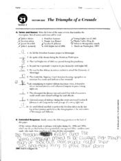 Full Download Chapter 21 Section 2 Quiz The Triumphs Of A Crusade Quizlet 
