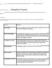 Download Chapter 21 Section 2 Reteaching Activity Triumph Of A Crusade Answers 
