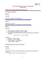 Full Download Chapter 22 Oxidation Reduction Reactions Answers 