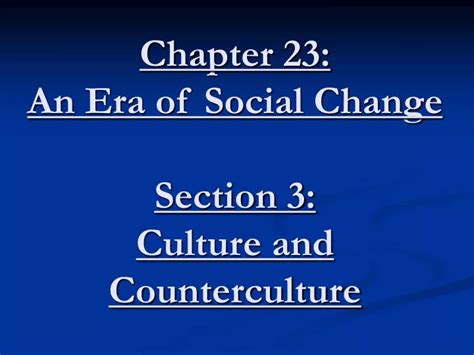 Full Download Chapter 23 An Era Of Social Change 