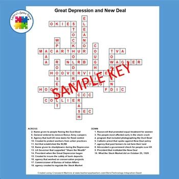Read Chapter 23 New Deal Crossword Puzzle Answer 