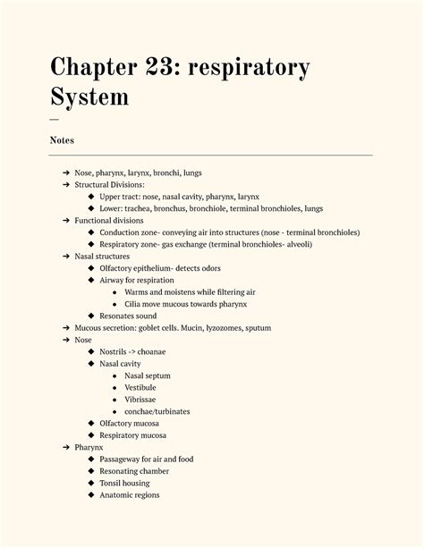 Download Chapter 23 Respiratory System Test 