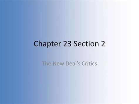 Full Download Chapter 23 Section 2 