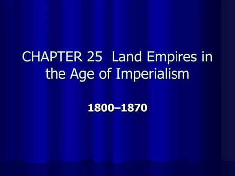 Full Download Chapter 24 L Empires In The Age Of Imperialism Ppt 