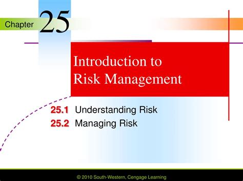 Full Download Chapter 25 Introduction To Risk Management 