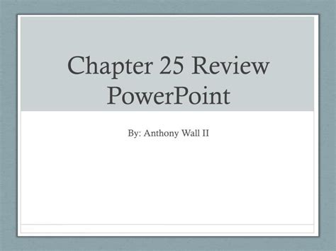 Full Download Chapter 25 Reviews 