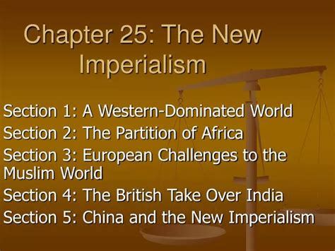 Read Online Chapter 25 The New Imperialism 