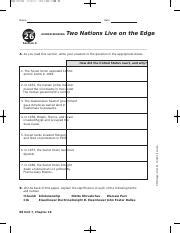 Full Download Chapter 26 Section Guided Reading Two Nations Live On The Edge Worksheet 