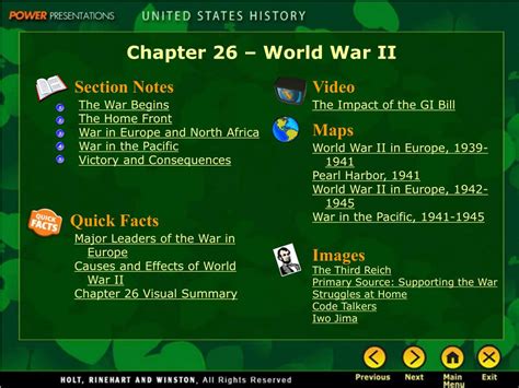 Read Online Chapter 26 World War Ii 