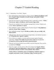 Read Online Chapter 27 Section 2 Imperialism Case Study Nigeria Guided Reading Answers 